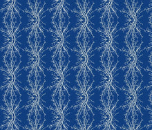 Load image into Gallery viewer, Coral Branchy Sapphire Fabric