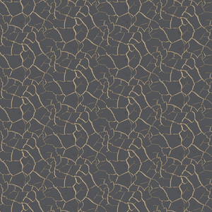Crackle Noir Wheat Fabric