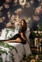 Load image into Gallery viewer, Dutch Love Dark Floral Wallcovering