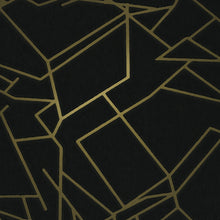 Load image into Gallery viewer, Angle Black Gold Wallcovering