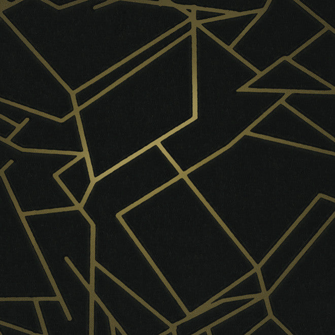 Angle Black Gold Wallcovering Bradley USA