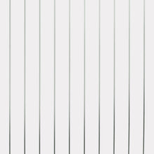 Load image into Gallery viewer, Pinstripe White Silver Wallcovering