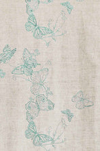 Load image into Gallery viewer, Butterflies - Ice Blue Fabric