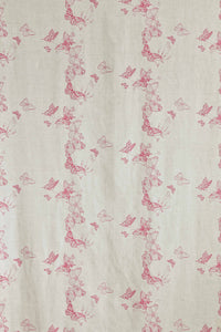 Butterflies - Raspberry Fabric