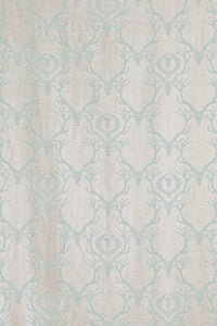 Deer Damask - Duck Egg Fabric