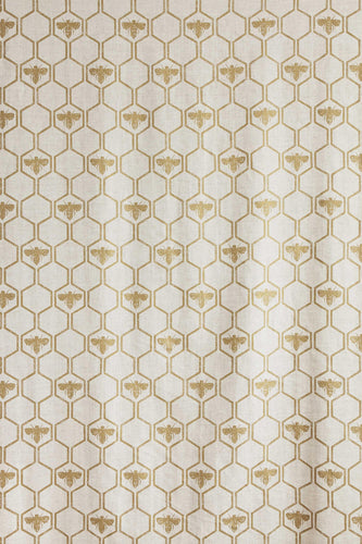 Honey Bees - Gold Fabric