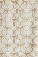 Load image into Gallery viewer, Honey Bees - Gold Fabric