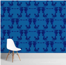 Load image into Gallery viewer, Frida Blue Wallcovering