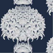 Load image into Gallery viewer, Hydrangea Topiary Indigo White Fabric