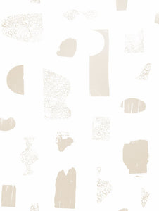Silhouettes - Champagne on Cream Wallcovering