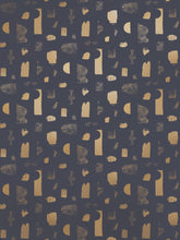 Load image into Gallery viewer, Silhouettes - Gold on Charcoal Wallcovering