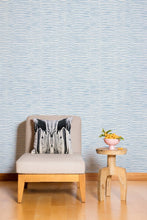 Load image into Gallery viewer, Waving - Celeste on Cream Wallcovering
