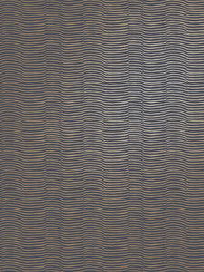 Waving - Gold on Charcoal Wallcovering