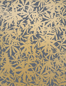 Wild Thing- Gold on Charcoal Wallcovering