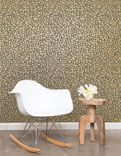 Load image into Gallery viewer, Hoya - Gold on Charcoal Wallcovering