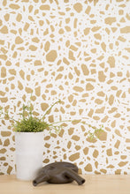 Load image into Gallery viewer, Ibo - Gold on Cream Wallcovering