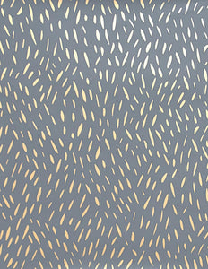 Palea - Gold on Charcoal Wallcovering