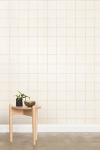 Pascal - Gold on Cream Wallcovering