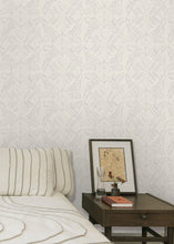 Load image into Gallery viewer, Salad Days - Quartz and Silver on Cream Wallcovering