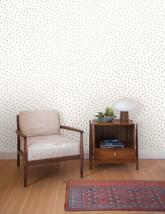 Sisters of The Sun - Diamonds and Pearls on Cream Wallcovering