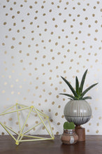 Load image into Gallery viewer, Sisters of The Sun - Gold on Cream Wallcovering