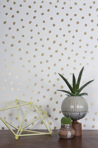 Sisters of The Sun - Gold on Cream Wallcovering