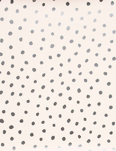 Sisters of The Sun - Gunmetal on Blush Wallcovering