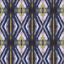 Load image into Gallery viewer, 125-5 Chartreuse Navy Fabric