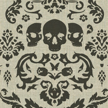 Load image into Gallery viewer, Phillip Barlow: Macabre Charcoal Fabric
