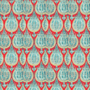 Tandoor Poppy Fabric