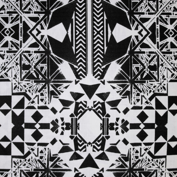 Dubrovnik Black and White Fabric
