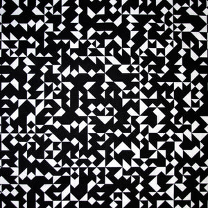  Izmir  Black and White Fabric 