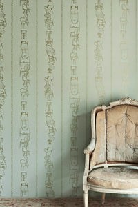 Chairs - Eau De Nil Wallcovering