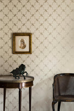 Load image into Gallery viewer, Horse Trellis - Metallic Stone Wallcovering
