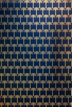 Load image into Gallery viewer, Marrakech Palm - Midnight Blue Wallcovering