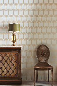 Marrakech Palm - Soft Gold Wallcovering