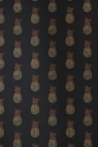 Pineapple - Charcoal Wallcovering